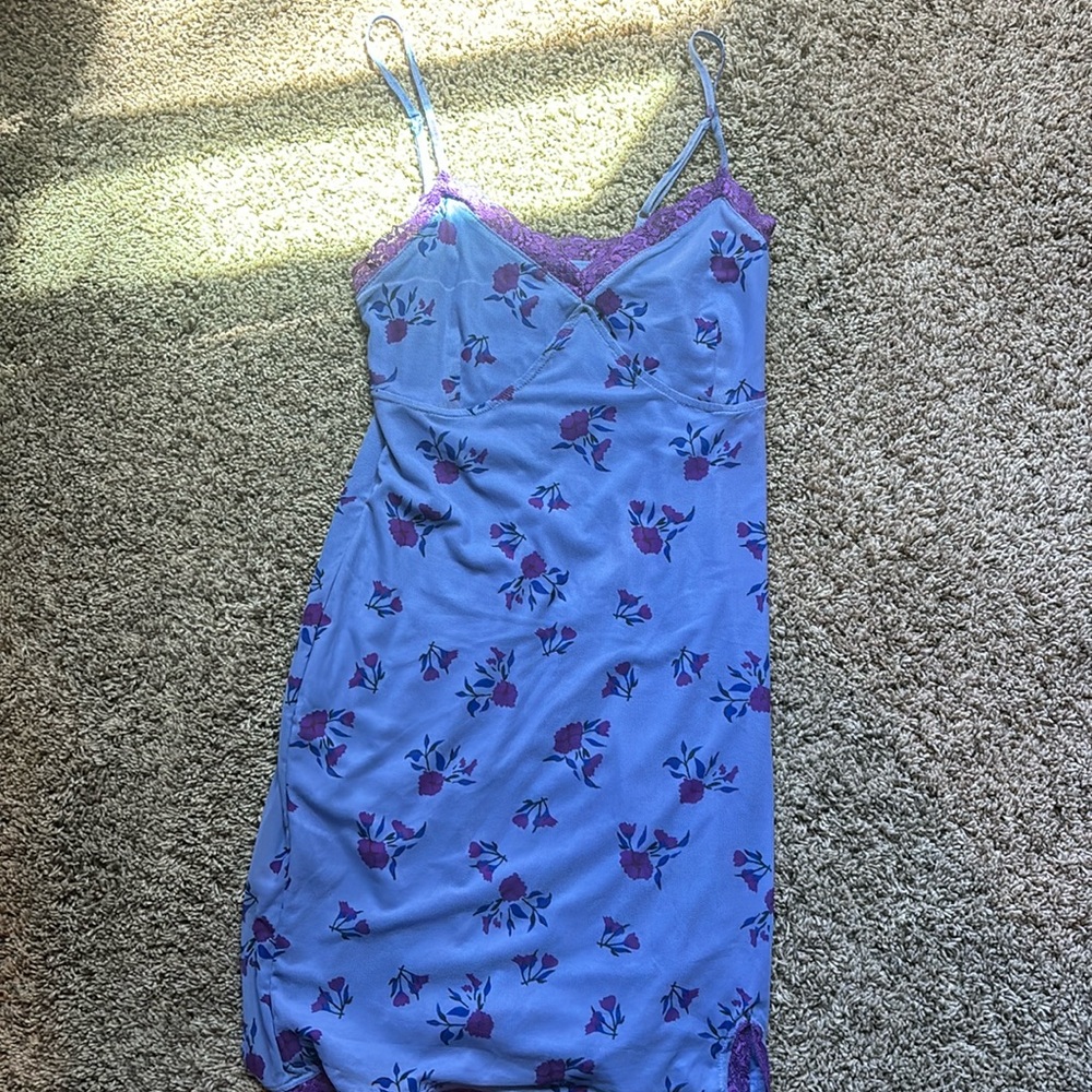 Wild Fable Small purple flower dress